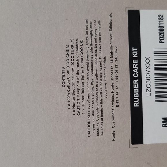 NWOT HUNTER RUBBER CLEANING KIT - Picture 3 of 3